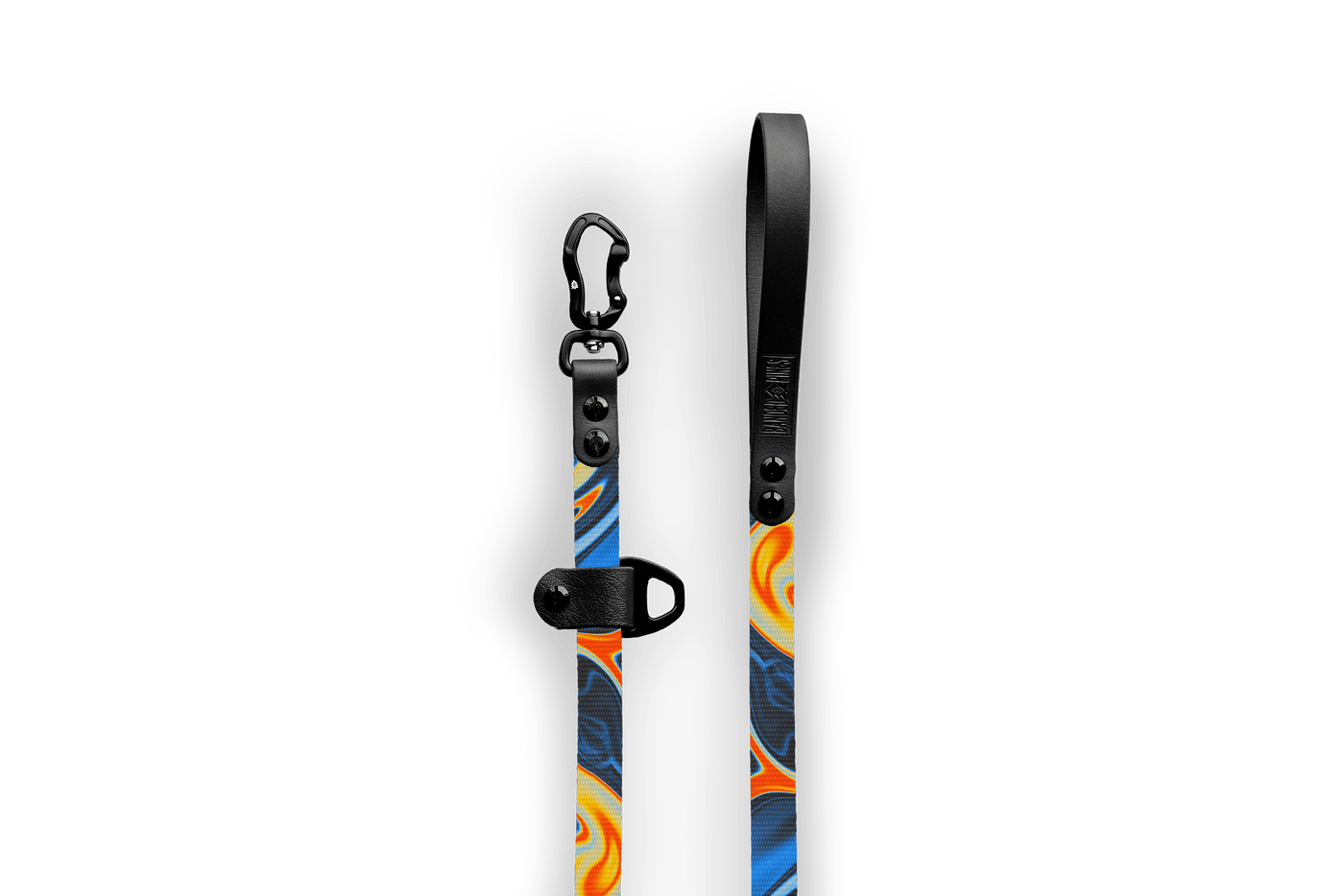 Blue Chrome Slip-Lead Dog Leash