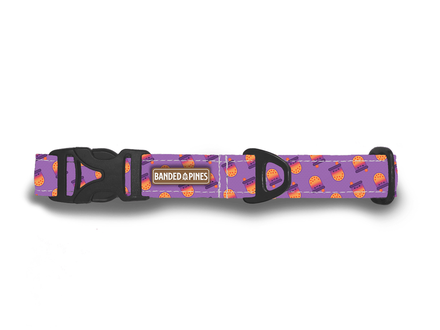 Boba Purple Dog Collar - Banded Pines