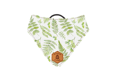Forest Shade Slip-On Dog Bandana | Water Resistant | Durable - Banded Pines