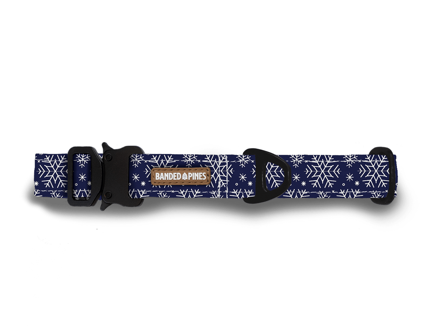 Frosted Sky Dog Collar - Banded Pines