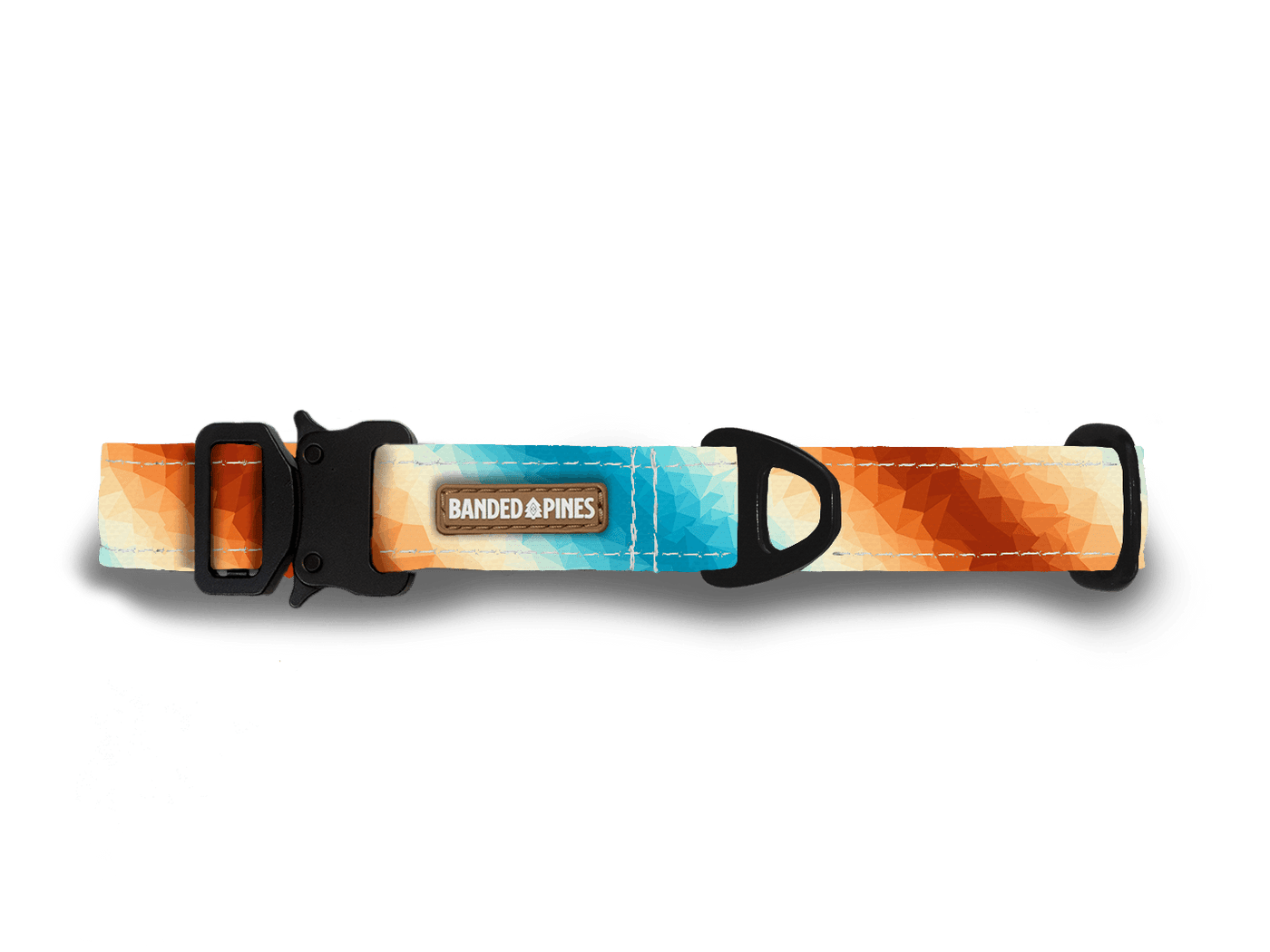 Halcyon Crystals Dog Collar - Banded Pines