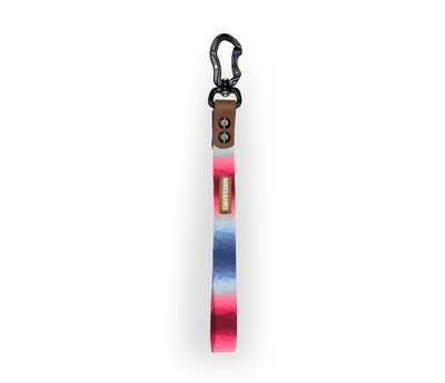 Halcyon Crystals PINK Slip-Lead Dog Leash - Banded Pines