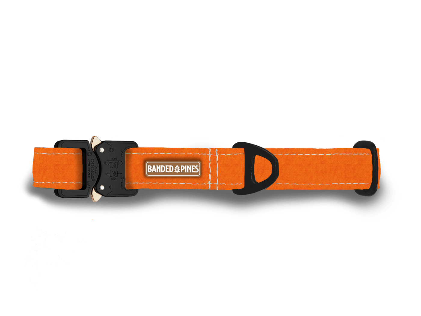 Ignis Orange Dog Collar | FI COMPATIBLE - Banded Pines