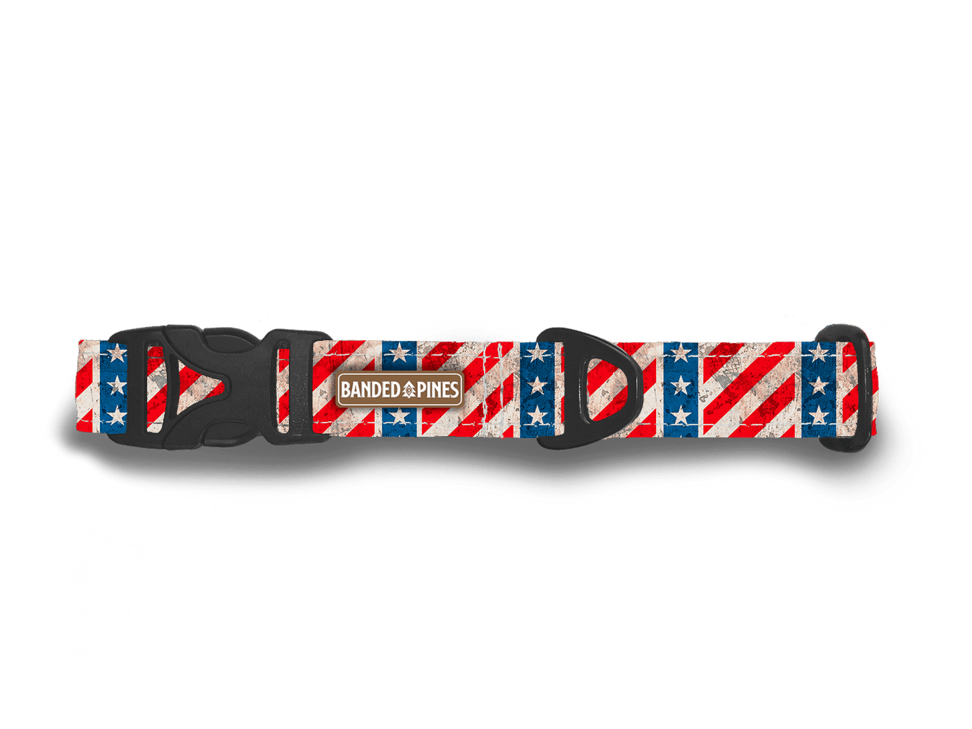 Independence Dog Collar - Banded Pines