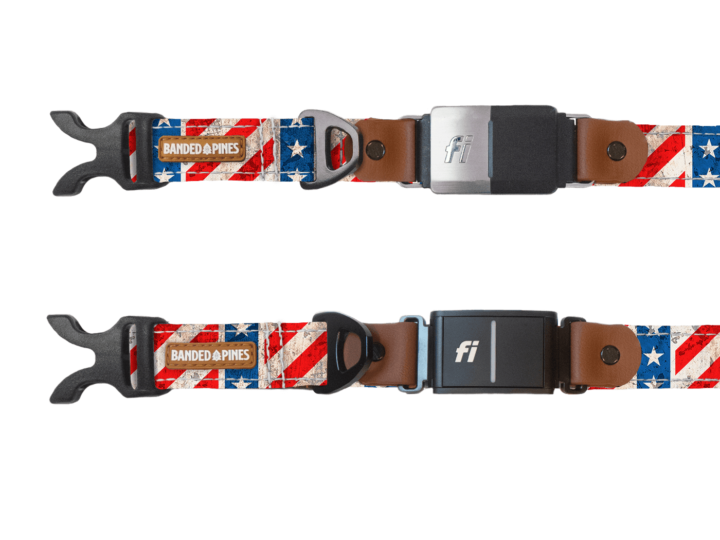 Independence Dog Collar - Banded Pines