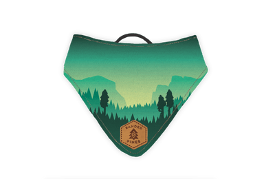 National Parks Yosemite Slip-On Dog Bandana - Banded Pines