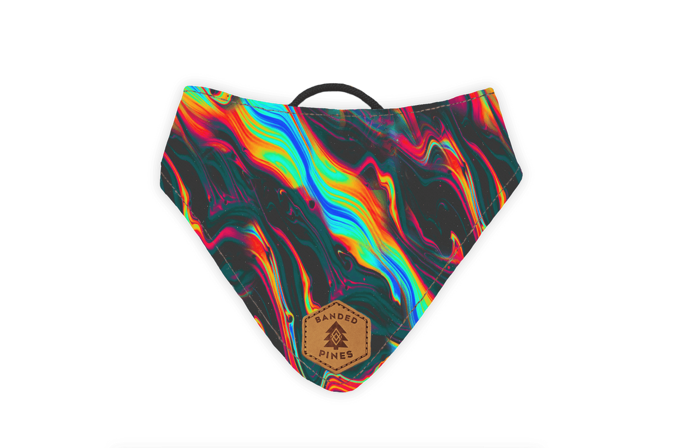 PRIDE Fluidity Slip-On Dog Bandana | Water Resistant | Durable - Banded Pines