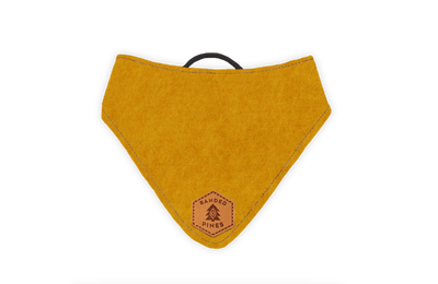Solis Mustard Slip-On Dog Bandana | Water Resistant | Durable - Banded Pines