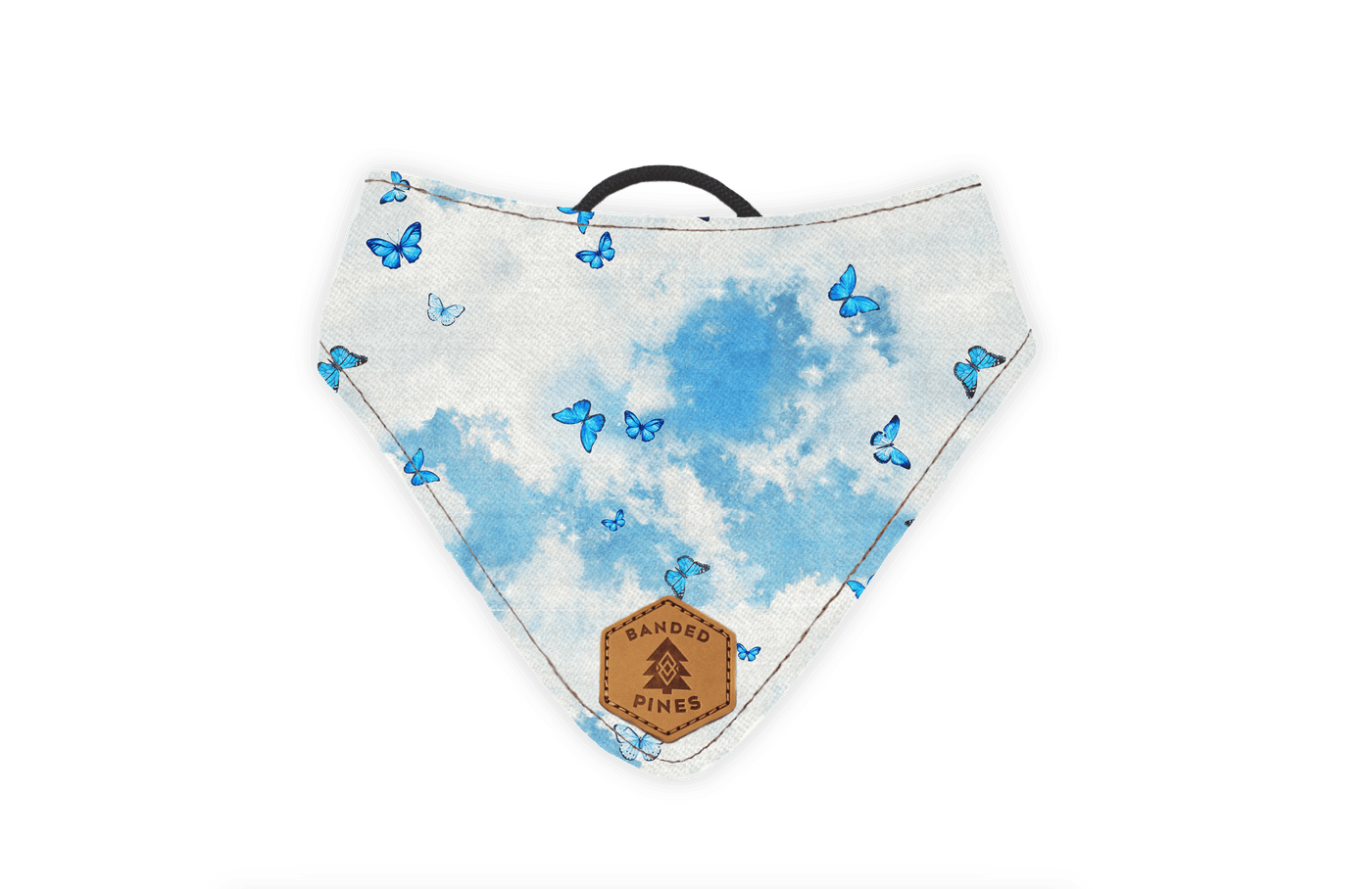 Swallowtail Skies Slip-On Dog Bandana | Water Resistant | Durable - Banded Pines
